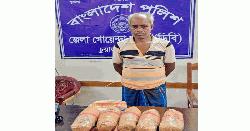 চুয়াডাঙ্গার দর্শনায় গাঁজাসহ এক মাদক কারবারি গ্রেফতার