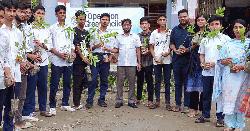 পরিবেশ রক্ষায় নোয়াখালীর ৯ উপজেলার ৯শ চারা গাছ বিতরণ