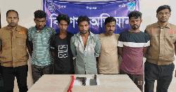 সাভারে ডাকাত দলের ৫ সদস্য গ্রেপ্তার