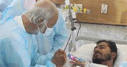 আহত নুরকে দেখতে হাসপাতালে ড. আব্দুল মঈন খান