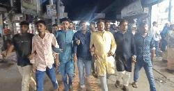 গণঅধিকার পরিষদ নেতাদের ওপর হামলার প্রতিবাদে মেলান্দহে বিক্ষোভ মিছিল