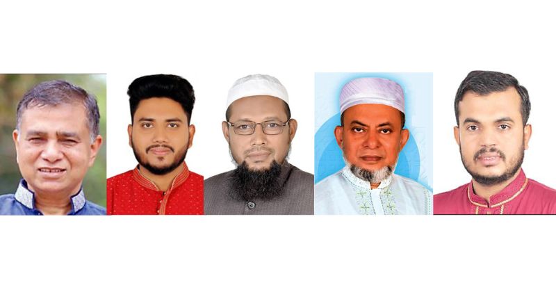 খালেদ হোসেন মাহবুব শ্যামল, জোনায়েদ হাসান, আতাউল্লাহ, গাজী নিয়াজুল করিম, তৌফিকুল ইসলাম মিথিল ও আশরাফুল হাসান তপু