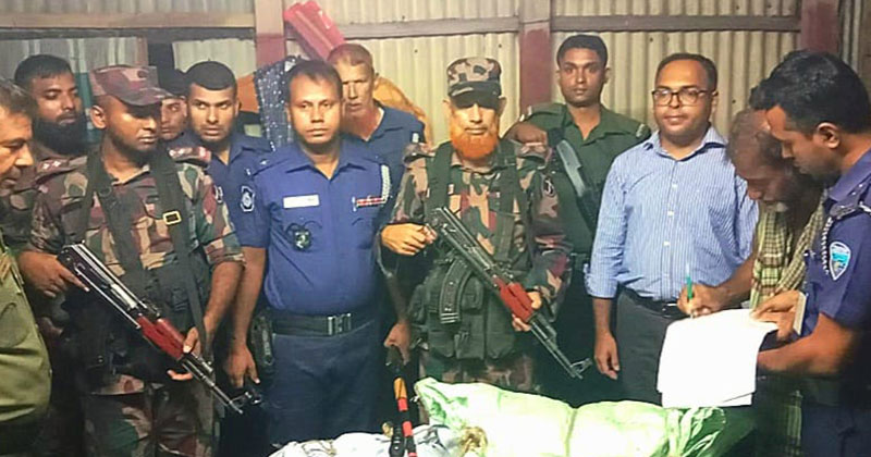 অভিযানে জব্দ ভারতীয় অবৈধ পণ্য
