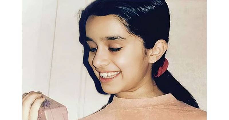 ছোটবেলায় শ্রদ্ধা কাপুর। ইনস্টাগ্রাম থেকে