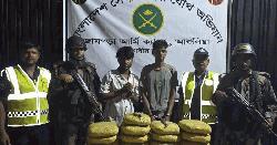আশুলিয়ায় ২৫ কেজি গাঁজা উদ্ধার, গ্রেপ্তার ৩