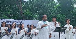 ডাকসু উপলক্ষ্যে ছাত্রদলের শপথ পাঠ 