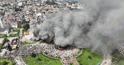 নেপালের পার্লামেন্টে আগুন, বিক্ষোভে উত্তাল দেশ