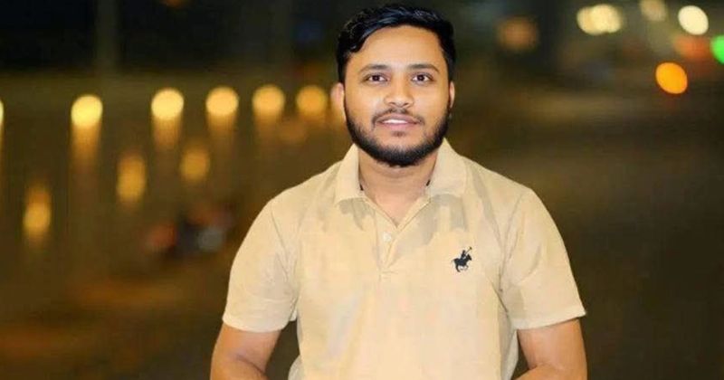 আহত ছাত্রলীগ কর্মী রাহাত হোসেন। ছবি : সংগৃহীত