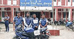 মতলব উত্তরে আন্তঃজেলা মোটরসাইকেল চোর আটক, মোটরসাইকেল উদ্ধার