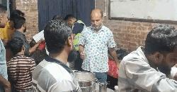 ভালুকায় সড়কে প্রাণ গেল শ্রমিকের, আহত একাধিক