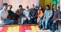 প্রয়াত সাংবাদিক তুষারের বরিশালস্থ বাসভবনে বিএনপি নেতা রহমাতুল্লাহ