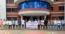 মাভাবিপ্রবিতে মাকসু নির্বাচনের দাবিতে মানববন্ধন, শিগগির ছাত্র সম্মেলনের ঘোষণা