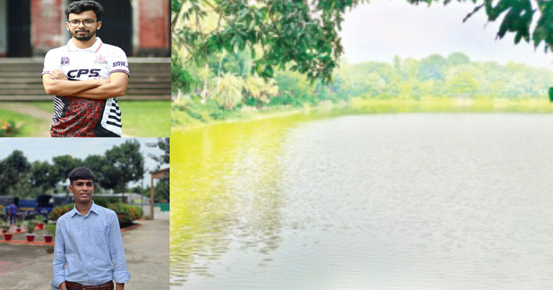 ক্লাস ও পাঠ চাপের বাইরে শাহজামান দিঘীর পাড় তাদের আড্ডা ও বিনোদনের প্রধান জায়গা
