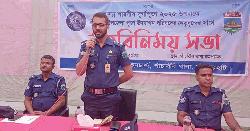 পাঁচবিবিতে পূজা উদযাপন পরিষদের সাথে ওসির মতবিনিময় সভা