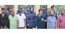 নওগাঁয় ভুয়া চার পুলিশ সদস্যসহ গ্রেফতার ৬