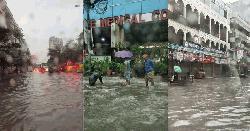 রাতের প্রবল বর্ষণে জনজীবন বিপর্যস্ত