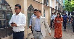 আশুগঞ্জে চট্টগ্রাম বিভাগীয় কমিশনারের সরকারি বিভিন্ন দপ্তর পরিদর্শন