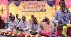পত্নীতলায় জাকের পার্টির জনসভা অনুষ্ঠিত