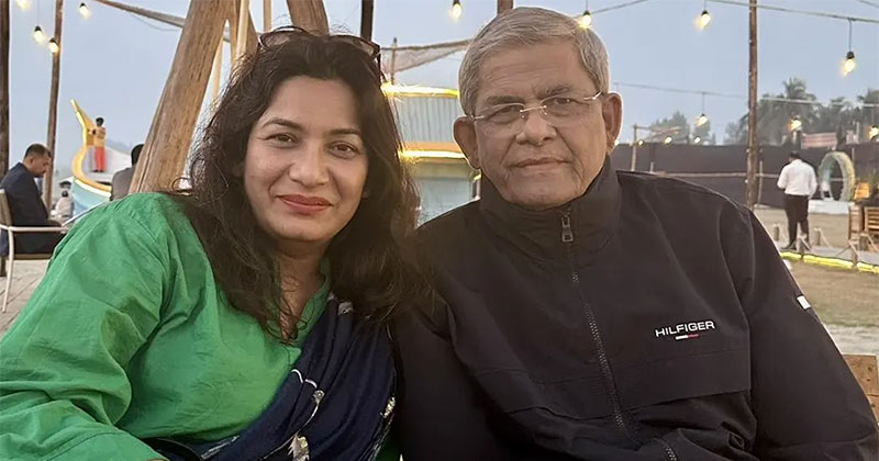 মির্জা ফখরুলের সাথে তার মেয়ে