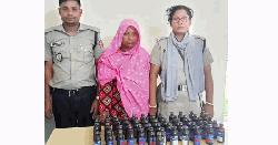 পাঁচবিবি কয়া সীমান্তে মাদকসহ আটক ১