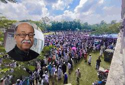 সাবেক শিল্পমন্ত্রী নুরুল মজিদ মাহমুদ হুমায়ূনের দাফন সম্পন্ন