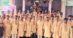 নারান্দিয়ায় দুর্গাপূজা মণ্ডপ পরিদর্শন ও অনুদান প্রদান