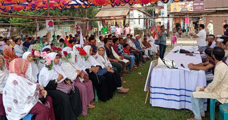 আশুলিয়ায় জাকের পার্টির নির্বাচনী জনসভা ও র্যালি অনুষ্ঠিত