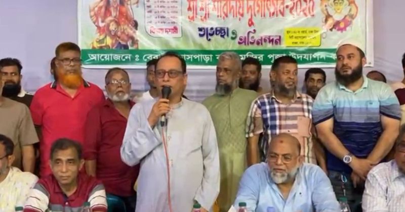 বড় বেরাঈদ মন্দিরে ড. এম এ কাইয়ুম