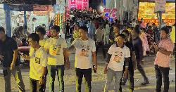 দুর্গাপূজায় মন্ডপ পাহারা ও ট্রাফিক নিয়ন্ত্রণে ছাত্রদল