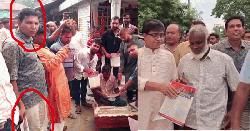 অফিস ফাঁকি দিয়ে বিএনপির লিফলেট বিতরণে সরকারি কর্মচারী
