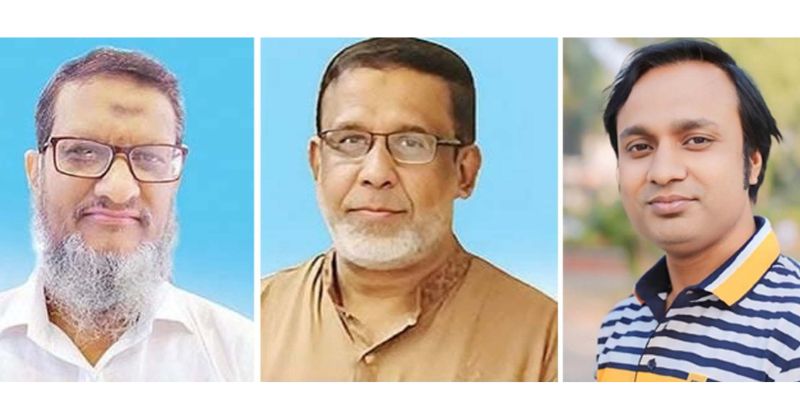 ১. জাহাঙ্গীর শিকদার, সভাপতি, ২. মো. জহির দীপ্তি, সাধারণ সম্পাদক ও ৩. মো. উমর ফারুক, সহ-সাধারণ সম্পাদক