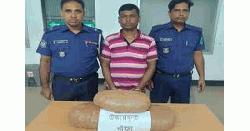 আশুলিয়ায় ৬ কেজি গাঁজাসহ মাদক ব্যবসায়ী গ্রেপ্তার   