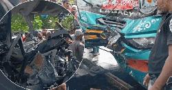পটুয়াখালীতে র‍্যাবের গাড়ি ও বাসের মুখোমুখি সংঘর্ষে নিহত ৩, আহত ৩০
