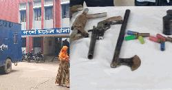 যৌথ বাহিনীর অভিযানে আগ্নেয়াস্ত্র, ককটেল ও দেশীয় অস্ত্র উদ্ধার, গ্রেফতার-১ 