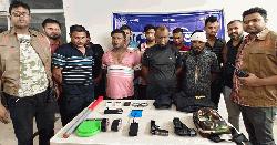 র‌্যাব পরিচয়ে ডাকাতির ঘটনায় চক্রের ৯ সদস্য গ্রেপ্তার