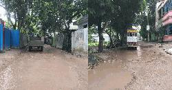 মেঘনায় চন্দনপুর-মানিকারচর সড়কের বেহাল, জনদুর্ভোগ চরমে