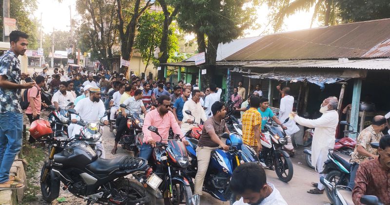 কুড়িগ্রামে বিএনপির বিতর্কিত কমিটি সংস্কারের দাবিতে বিক্ষোভ মিছিল
