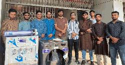 ছাত্রী হলে ওয়াশিং মেশিন ও পানির ফিল্টার স্থাপন করলো জবি শিবির