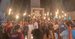 তিস্তা মহাপরিকল্পনা বাস্তবায়নের দাবিতে কুবিতে মশাল মিছিল