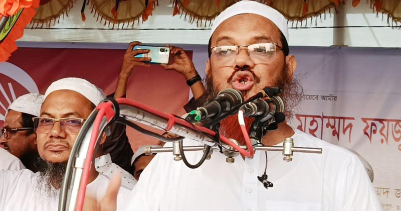 ইসলামী আন্দোলন বাংলাদেশের সিনিয়র নায়েবে আমির মুফতি সৈয়দ মুহাম্মদ ফয়জুল করীম ।  সংগৃহীত ছবি