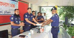 কুড়িগ্রাম জেলার শ্রেষ্ঠ অফিসার ইনচার্জ উলিপুর থানার ওসি জিল্লুর রহমান ‎