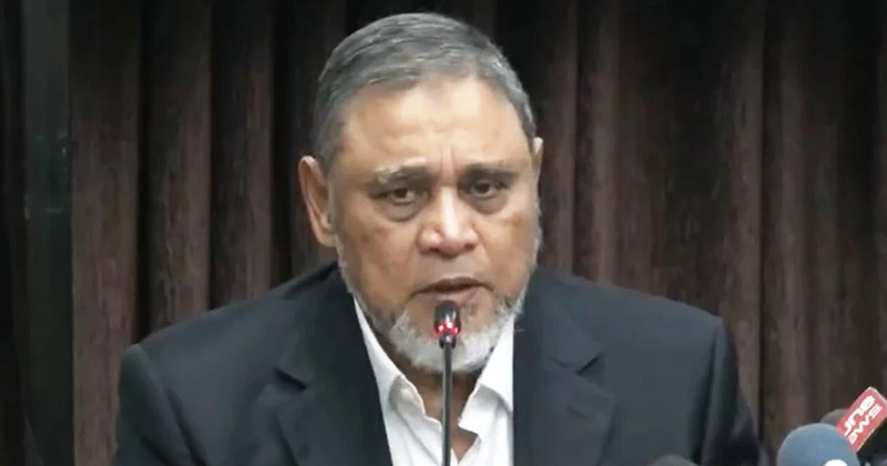 প্রধান নির্বাচন কমিশনার এ এম এম নাসির উদ্দিন