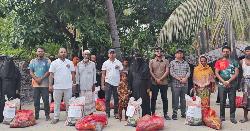 সেন্টমার্টিনে অসহায় জেলে পরিবারের পাশে তারেক রহমান