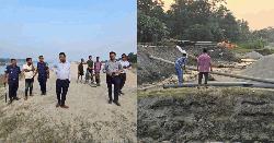 ত্রিশালে অবৈধ বালু উত্তোলন রোধে মোবাইল কোর্ট পরিচালনা