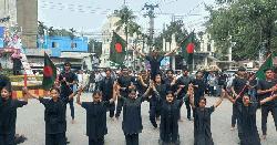 তিস্তা রক্ষায় লালমনিরহাটে শিক্ষার্থীদের ব্যতিক্রমী ফ্ল্যাশ মব