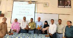 রাজশাহী কলেজে ইতিহাস বিভাগের দুই গুণী শিক্ষকের বিদায় সংবর্ধনা
