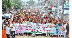 খালেদা জিয়ার মনোনয়নে ফেনীর ছাগলনাইয়ায় আনন্দ মিছিল
