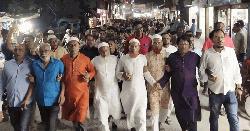 পটুয়াখালী-৩ আসনে হাসান মামুনের নাম ঘোষণার দাবিতে বিক্ষোভ 