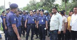 পুলিশের উপর সন্ত্রাসী হামলা, ঘটনাস্থল পরিদর্শনে ডিআইজি