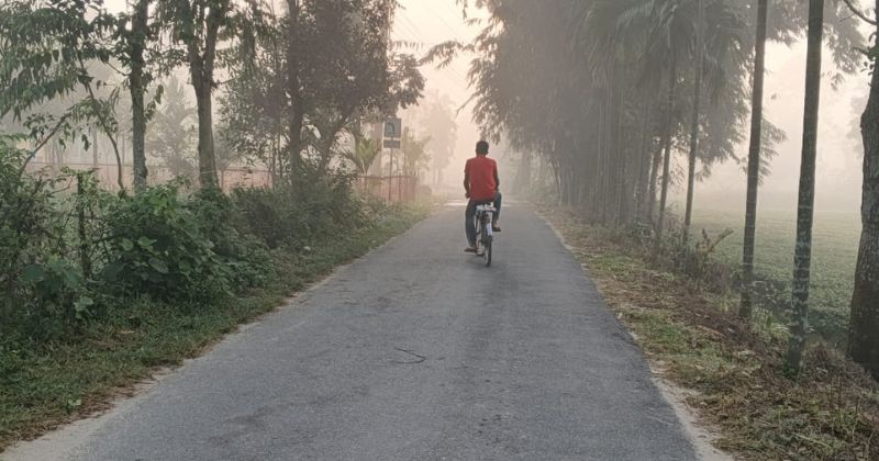 তেঁতুলিয়ায় তাপমাত্রা কমে বাড়ছে শীতের পরশ